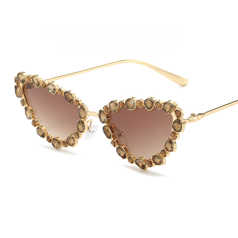 Wholesale Diamond Small Frame PC Sunglasses